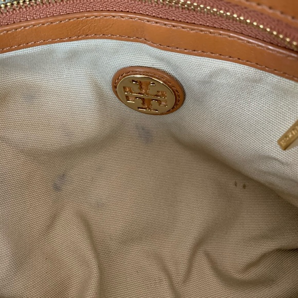 Brown Leather Tory Burch Tote - Picture 8 of 8